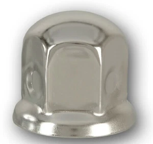 10x Radschraubenkappen 32mm Edelstahl LKW Reifen Felgen Radmutterkappen - Bild 1 von 2