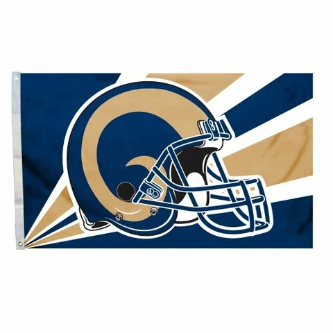 NFL St. Louis Rams Man Cave Banner Flag Sign One Sided 3' x 5' Licensed Cover