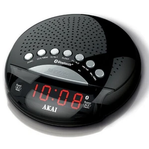 Akai Bluetooth Wireless Portable Alarm Clock AM FM Tuner Radio With LED Display - Picture 1 of 1