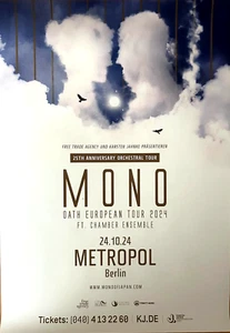 MONO 2024 BERLIN - orig. Concert Poster - Konzert Plakat - DIN A1 - Picture 1 of 1