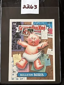 1988 Topps Garbage Pail Kinder Serie 14 OS14 Bulletin Boris 562b - Bild 1 von 3