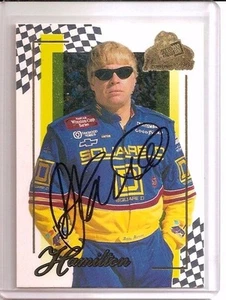 RIP! 2001 BOBBY HAMILTON signed NASCAR PRO SET CARD RACING wCA WINSTON CUP CHEVY - Picture 1 of 1