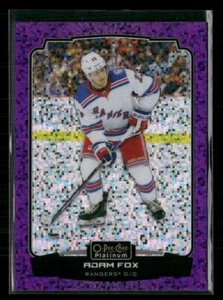 2022-23 O-Pee-Chee Platinum #111 Adam Fox Violet Pixels #/299 - Picture 1 of 2
