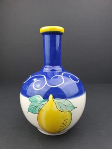 Danny DeVito's Limoncello Liqueur Ceramic Bottle Hand Painted Signed 7” -Empty - Picture 1 of 11