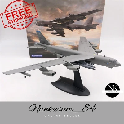 USAF B-52H Stratofortress bombardero pesado 1/300 misil diecast modelo de avión regalo Foto 1 de 4