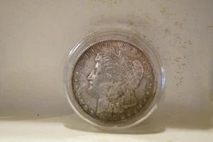 1890-O Morgan Silver Dollar - 90% Silber US Münze - leicht zirkulierte Erhaltung - Bild 1 von 2