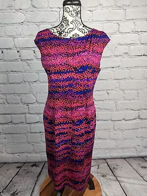 Tessuto women's sleeveless stretch knit geometric print size large dress b12 - Image 1 of 4