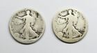 1916 D &S Obverse Walking Liberty Half Dollar Coin Lot