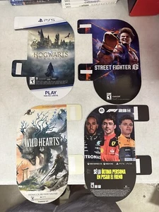 PlayStation 5 Ps5 Promotional Shelf Display Hanger Hogwarts Legacy Store Promo - Picture 1 of 6