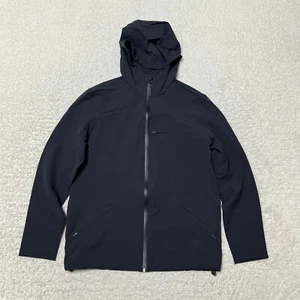 Outdoor Voices Jacket Men Small Black Rain Coat Waterproof Windbreaker Hiking - Picture 1 of 14