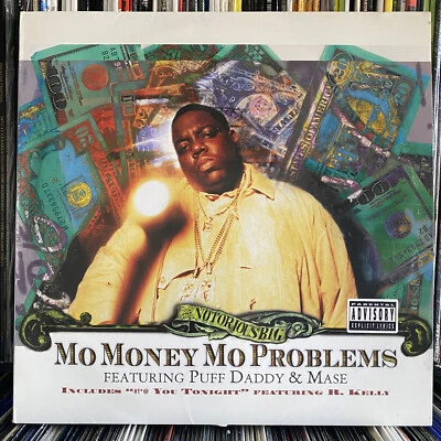 THE NOTORIOUS B.I.G. - MO MONEY, MO PROBLEMS (12")  1997!!  RARE!!!  PUFF + MA$E - Image 1 of 2