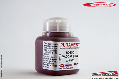 DR TOFFANO - PURAVEST 11501412 Colore Poliuretanico All'acqua ROSSO VAGONE (FS) • 3.50€