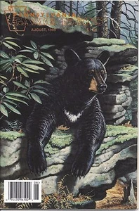 Pennsylvania Game News AGOSTO 1999 copertina di Bob Sopchick cane orso - Foto 1 di 3