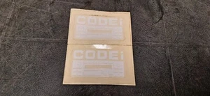 1980s 90s Mercedes Radio Code Sticker  W201 W202 W208 W124 W126 W210 W140 R129 - Bild 1 von 6