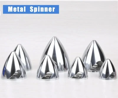 Metal Propeller Spinner Aluminum Alloy 2 Blades Cover Fairing 38-102mm Toy Parts - Image 1 of 4