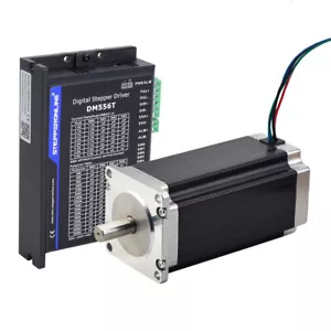 Kit CNC STEPPERONLINE Nema 23 motore passo-passo 425 once in 4,2 A φ10 mm e driver DM556T - Foto 1 di 4