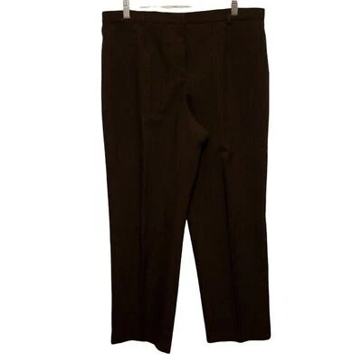 White Stag Womens Size 14P Gray  Striped Dress Pants - Image 1 of 4