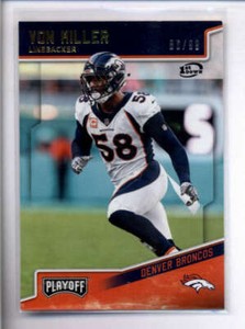 VON MILLER 2018 PANINI PLAYOFF #59 FIRST DOWN PARALLEL #86/99 AJ4472