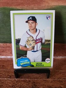 2018 Topps Archives #256 Jesse Biddle Rookie Card Braves RC