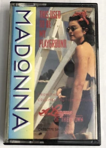 MADONNA USED TO BE MY PLAYGROUND CASSETTE SINGLE UK ELECTRONIC SYNTHPOP - Picture 1 of 4