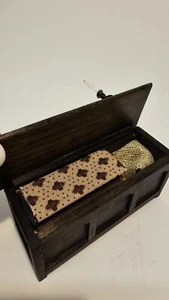 Casa de muñecas escala 1/12 miniatura, muebles, medieval, otomana ME8 - Imagen 1 de 2