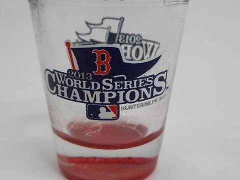 Boston Red Sox 2013 World Series Champions Shot Glass New Cover