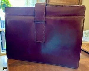 Expandable Leather document holder Gary's USA Handcrafted 13.5" X 10.5" - Picture 1 of 5