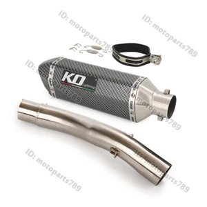 Slip On For Ducati Scrambler 800 821 Monster 797 Exhaust Muffler Mid Link Pipe - Picture 1 of 8