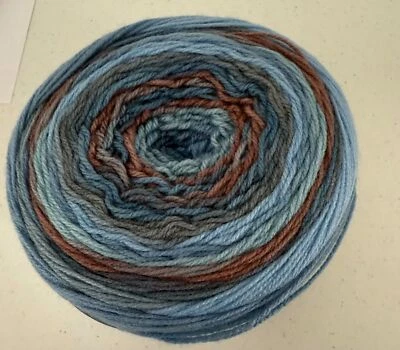 CARON SKINNY CAKES Yarn #3 DK Light Acrylic Self Striping 795 yd 250 gr Assorted - Image 1 of 4