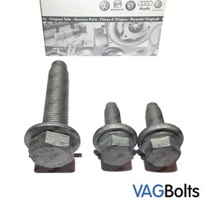 Genuine VW Audi Rear Shock Damper Top Mount Bolt Kit Golf Mk5 MK6, Passat, A3 - Picture 1 of 2