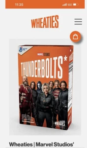 Wheaties x Marvel Studios’ Thunderbolts Cereal Box - Limited to 1000 - IN HAND! - Picture 1 of 1