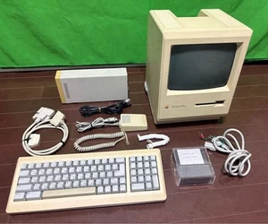Apple Macintosh Plus complete Set HDD Startup Disk System Collection From Japan - Afbeelding 1 van 10