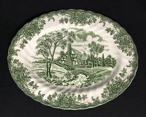Piatto da portata 31,5 x 24,5 cm - The Brook - Myotts - Verde - Foto 1 di 2