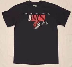 Camiseta Portland Trailblazers Damian Lillard Gráfica Para Hombre Negra XL NBA NUEVA - Imagen 1 de 2