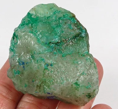 Muestra áspera faceta mineral de malaquita azurita natural de 219 quilates YAZ521 Foto 1 de 3