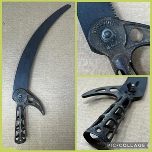 Vintage Henry Disston USA Baumschnitt Hochentaster Sägeblatt und Halterung ohne Stange guter Zustand - Bild 1 von 13