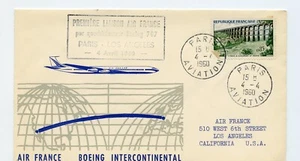 Air France Boing International Flight Cover 1960 - Picture 1 of 2