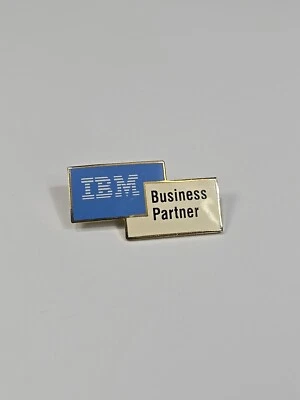 IBM Business Partner Lapel Pin Big Blue International Business Machines - Image 1 of 4