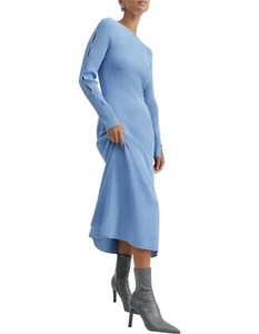 L Country Road Rib Knit Midi Dress *BUY FIVE + ITEMS = FREE POST - Picture 1 of 4