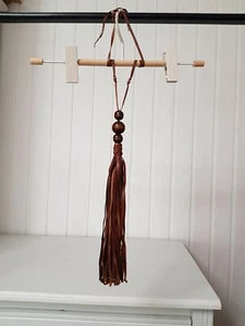 Handgemachter Upcycling Schmuck Set Damen | Ohrringe  Nachhaltig Leder - Bild 1 von 7