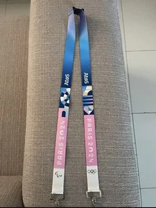 Tour de cou / Cordon / Lanyard Officiel Staff Jeux Olympiques Paris 2024 - Imagen 1 de 1