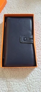 Bveyzi RFID Blocking Genuine Leather Clutch Wallet For Women NEW - Picture 1 of 4