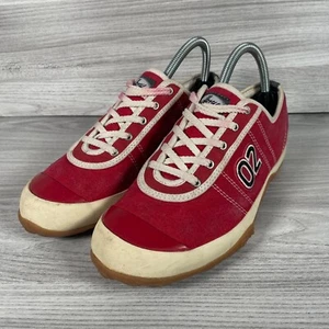 Zapatos sin cordones DKNY rojos de diseñador para mujer talla UK 7,5 EU 41 EN MUY BUENA CONDICIÓN - Imagen 1 de 12