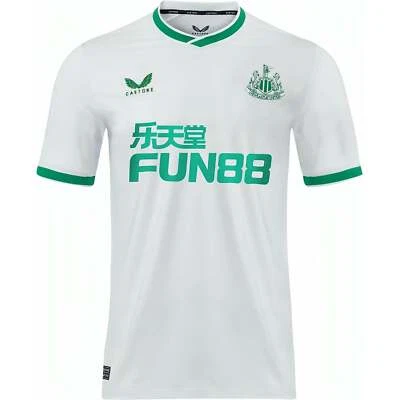 Castore Newcastle United Third Mens Football Shirt White Short Sleeve T-Shirt