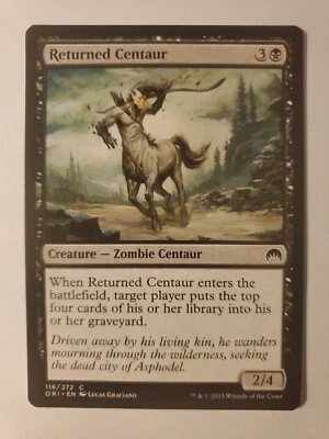 MTG Magic The Gathering Card Returned Centaur Creature Zombie Centaur Black - Image 1 of 2