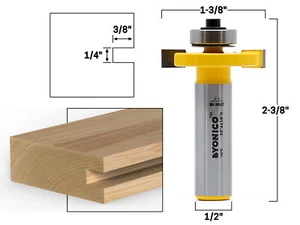1/4" Slot Cutter Router Bit - 1/2" Shank - Yonico 14916 - Picture 1 of 1