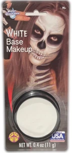 BASE BIANCA MAKEUP POT Mimo Clown Body Costume Halloween Face Paint Team Colore  - Foto 1 di 6