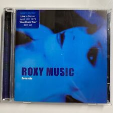 Concerto by Roxy Music 2 CD  Denver Manifesto Tour 1979 Bryan Ferry Manzanera