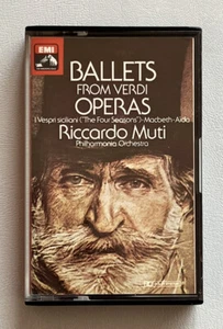 Ballets Verdi Operas - EMI Audio Cassette Tape 1981 - Riccardo Muti - Picture 1 of 4