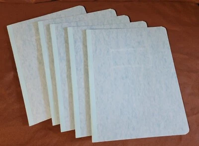 5 Smead® PressGuard 报告封面侧 3 英寸长扣字母蓝色 81050 — 第 1/4 张图片